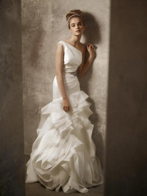 white by vera wang dresses. Vera Wang Wedding Dresses: